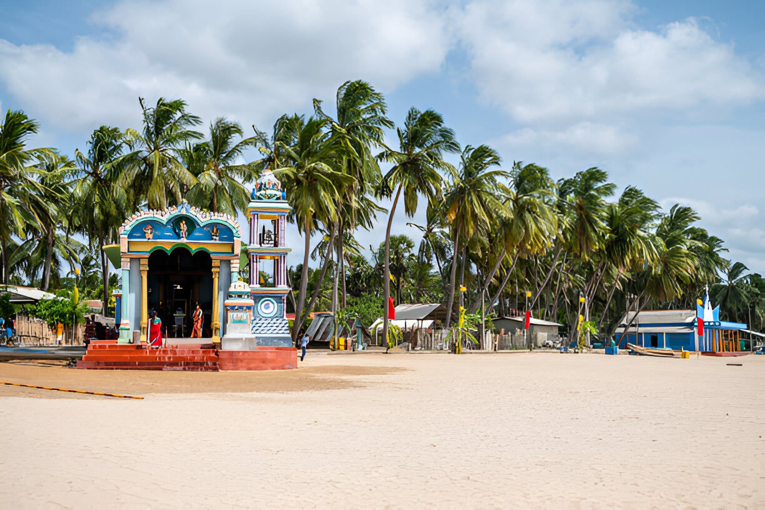 Trincomalee is a fishing town